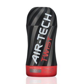 Мастурбатор Tenga Air-Tech TWIST Tickle Red зі змінною тугістю обхвату, ефект глибокого мінету, Білий