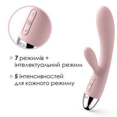 Вибратор кролик с интеллектуальным режимом Svakom Alice Pale Pink