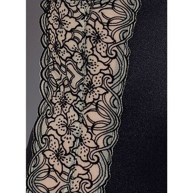 Сорочка приталенная с чашечками MONTANA CHEMISE black XXL/XXXL - Passion Exclusive, трусики, Чорний