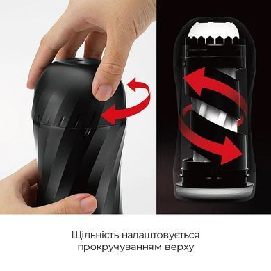 Мастурбатор Tenga Air-Tech TWIST Tickle Red зі змінною тугістю обхвату, ефект глибокого мінету, Білий