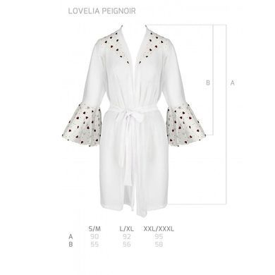 Воздушный пеньюар LOVELIA PEIGNOIR white L/XL - Passion