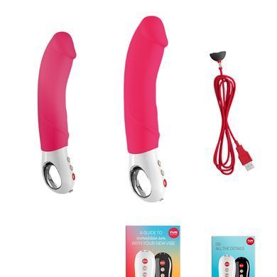 Вибратор для точки G Fun Factory BIG BOSS pink очень мощный, 23,5 см