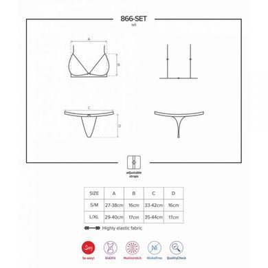 Комплект 866-SET-1 set 2-pcs S/M