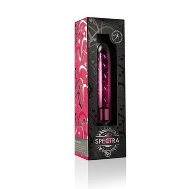 Вибропуля Rocks Off RO-90mm Cosmic Delight Spectra, голографическое покрытие, Рожевий