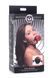 Кляп с розой Master Series: Eye-Catching Ball Gag With Rose, черно-красный
