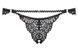 Стринги&nbsp;Obsessive&nbsp;Mixty&nbsp;crotchless&nbsp;panties&nbsp;black&nbsp;L/XL