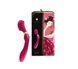 Вибромассажер Shunga Zoa Raspberry, двусторонний, Малиновый
