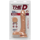 Фаллоимитатор Doc Johnson The D - Super D - 8 Inch With Balls - ULTRASKYN, диаметр 5,1см, Телесный