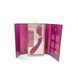 Вибромассажер Shunga Zoa Raspberry, двусторонний, Малиновый