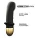 Вибратор Dorcel Mini Lover Black 2.0 перезаряжаемый, для точки G и массажа простаты