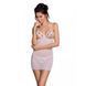 Сорочка з вирізами на грудях + стрінги LOVELIA CHEMISE white S/M - Passion