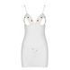 Сорочка з вирізами на грудях + стрінги LOVELIA CHEMISE white S/M - Passion
