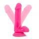 Фаллоимитатор с двойной плотностью NEO ELITE COCK W. BALLS NEON PINK