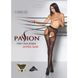 Эротические колготки TIOPEN 002 nero 1/2 (20 den) - Passion, имитация чулок и пояса, Черный