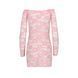 Прозрачная сорочка с длинным рукавом YOLANDA CHEMISE pink S/M - Passion, трусики, Розовый