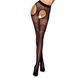 Эротические колготки TIOPEN 002 nero 1/2 (20 den) - Passion, имитация чулок и пояса, Черный
