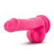 Фаллоимитатор с двойной плотностью NEO ELITE COCK W. BALLS NEON PINK
