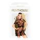Комплект платье с баской, украшением и стрингами Penthouse - Poison Cookie Black L/XL, Черный