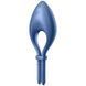Эрекционное смарт-виброкольцо лассо с регулировкой размера Satisfyer Bullseye Blue