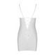 Сорочка з вирізами на грудях + стрінги LOVELIA CHEMISE white S/M - Passion