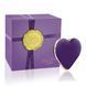 Вибратор-сердечко Rianne S: Heart Vibe Purple, 10 режимов работы, медицинский силикон
