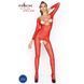Бодістокінг Passion BS040 red, комбінезон з відкритими грудьми, Червоний