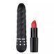 Міні-вібратор з рельєфом та стразами Love Diamond Vibrator Black