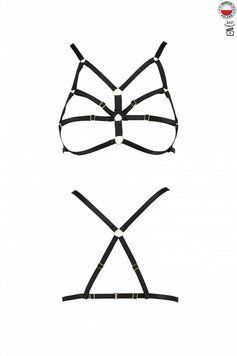 Бюстгальтер Armanda Blac Black XXL/XXXL - Ексклюзивний бюстгальтер пристрасті.