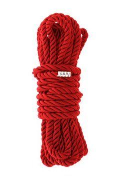 Мотузка для бондажу Dream Toys Blaze Deluxe нейлонова, червона, 5 м
