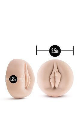 Насадка-вагіна на помпу, реалістична Blush Performance тілесна, 9 х 3 см