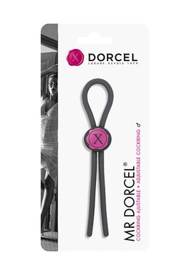 Ерекційне кільце ласо Mr.Dorcel, регульована тугість, Черный