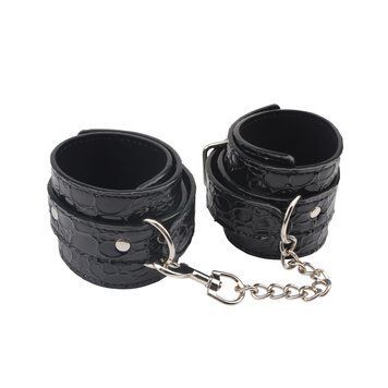 Поножі BEHAVE LUXURY FETISH BE GOOD ANKLE CUFFS, Черный