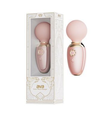 Смарт-вибромассажер Zalo &ndash; AVA Sakura Pink, 8 режимов, подогрев, очень мощный и компактный
