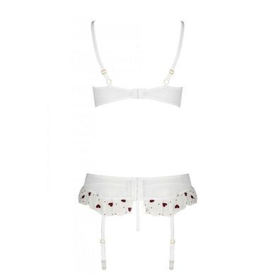 Сексуальный комплект с поясом для чулок LOVELIA SET white XXL/XXXL - Passion