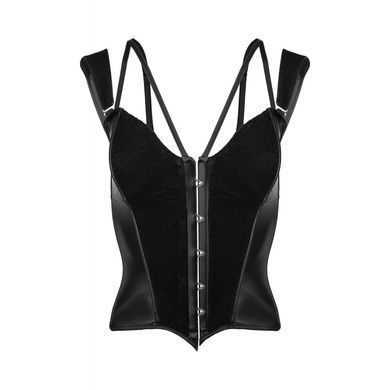Корсет&nbsp;с&nbsp;гипюром&nbsp;F159&nbsp;Noir&nbsp;Handmade&nbsp;M