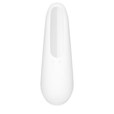 Вакуумный клиторальный стимулятор Satisfyer Curvy 1+ White