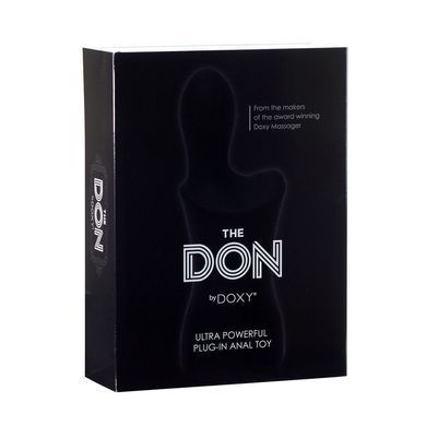(SALE) Вібромасажер DOXY Don для ануса і точки G, найпотужніший, працює від мережі 220В, Черный