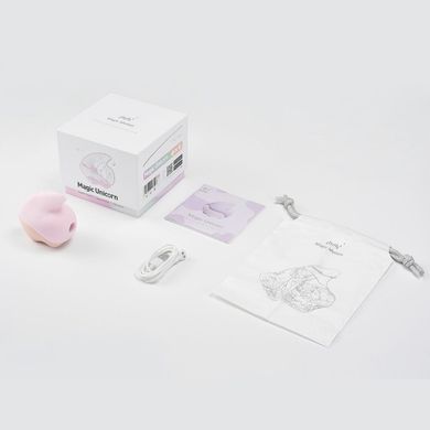 Вакуумный клиторальный смарт-стимулятор Magic Motion Unicorn Pink с вибрацией