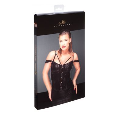 Корсет&nbsp;с&nbsp;гипюром&nbsp;F159&nbsp;Noir&nbsp;Handmade&nbsp;M