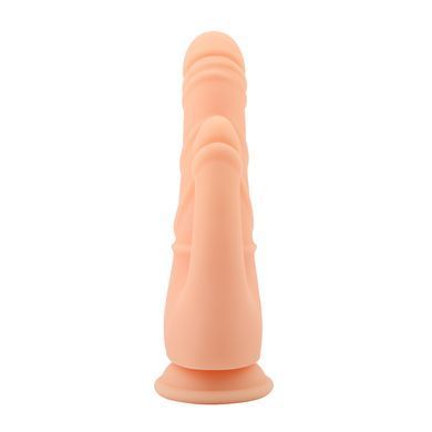 CH53897 фалоімітатор подвійний на присоску беж Chisa Naked Legend Stripper 8.5