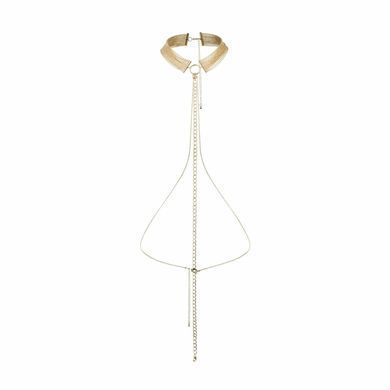 Ланцюжок нашийник Bijoux Indiscrets MAGNIFIQUE Collar - Gold, прикраса для тіла