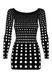 Сукня Obsessive Rocker з перфорацією, чорна, S/M/L