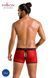 Чоловічі прозорі боксери Passion Short Parker L/XL, червоні, сітка, під леопард