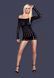 Сукня Obsessive Rocker з перфорацією, чорна, S/M/L