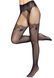Leg Avenue Fishnet tights with backseam Black O/S