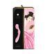 Вибромассажер Shunga Zoa Light Pink, двусторонний, Розовый