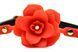 Силіконовий кляп з трояндою Master Series: Blossom Silicone Rose Gag &ndash; Red