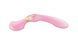 Вибромассажер Shunga Zoa Light Pink, двусторонний, Розовый