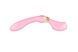 Вибромассажер Shunga Zoa Light Pink, двусторонний, Розовый