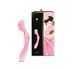 Вибромассажер Shunga Zoa Light Pink, двусторонний, Розовый